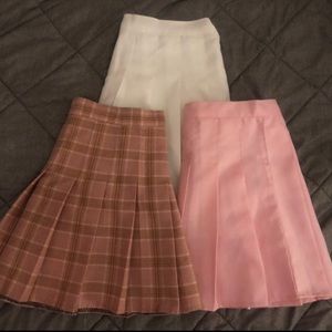 Plaid skirt bundle!